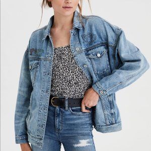 keith haring jean jacket